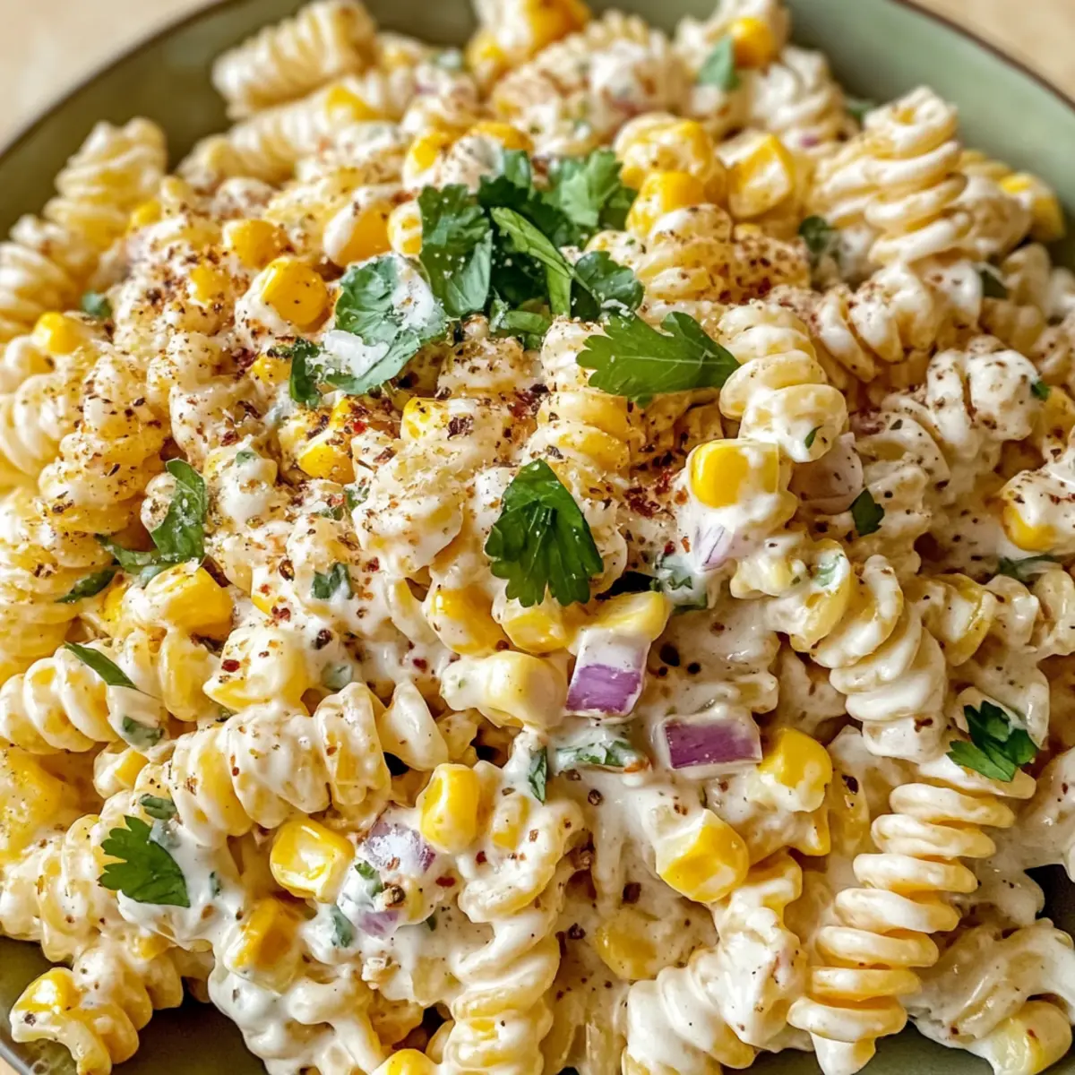 Elote-Pasta-Salat