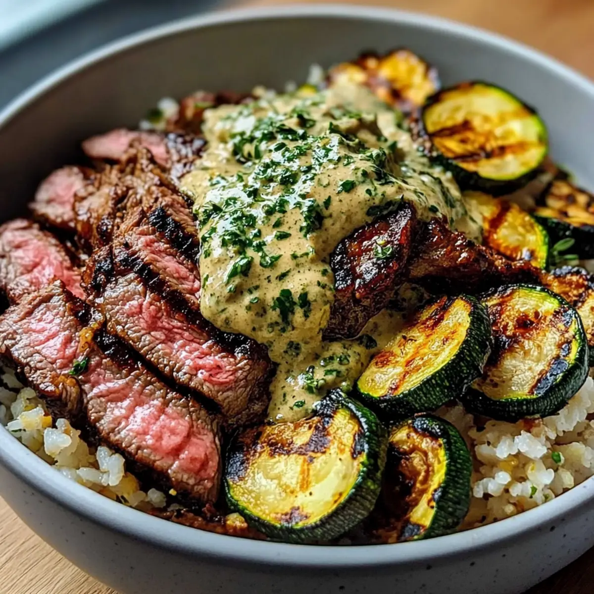 Gegrillte Steak-Schüssel