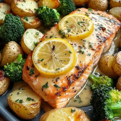 Zitronenbutterlachs
