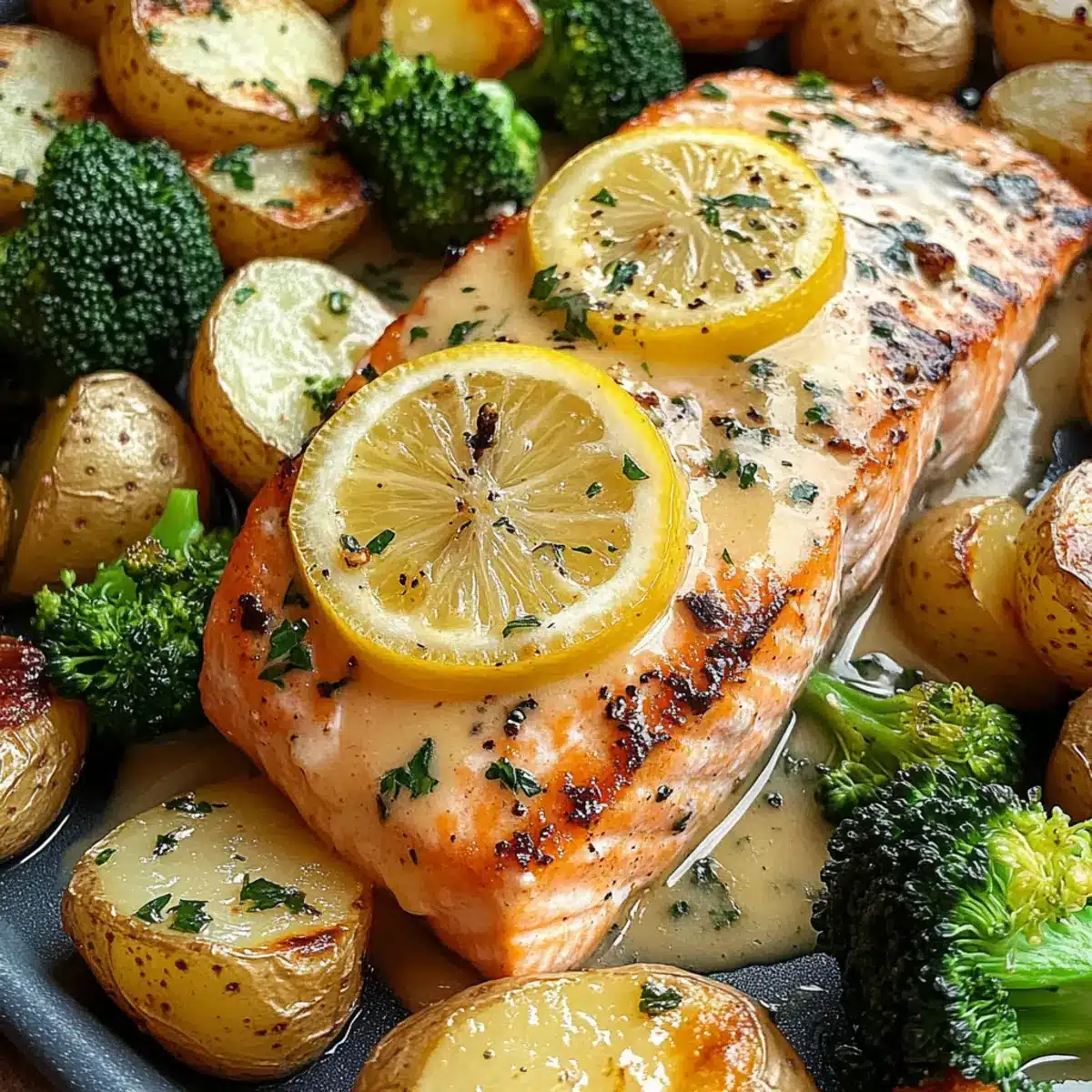 Zitronenbutterlachs