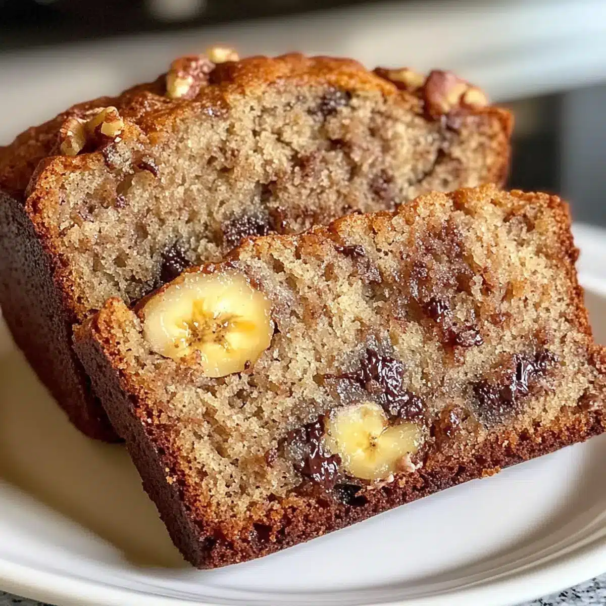 Feuchter Bananenbrot