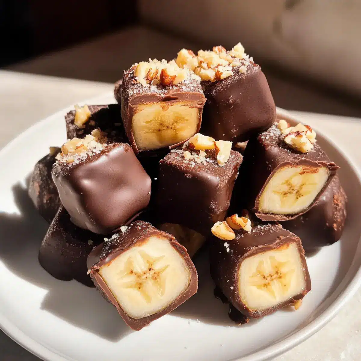 Affe Bananen Bissen