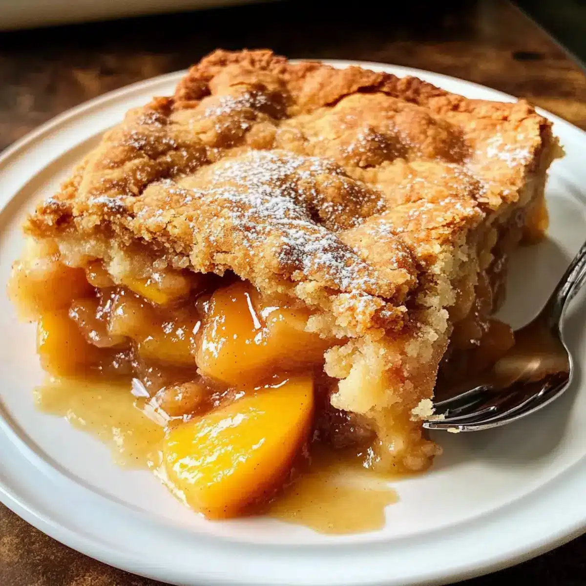 Pfirsich-Cobbler