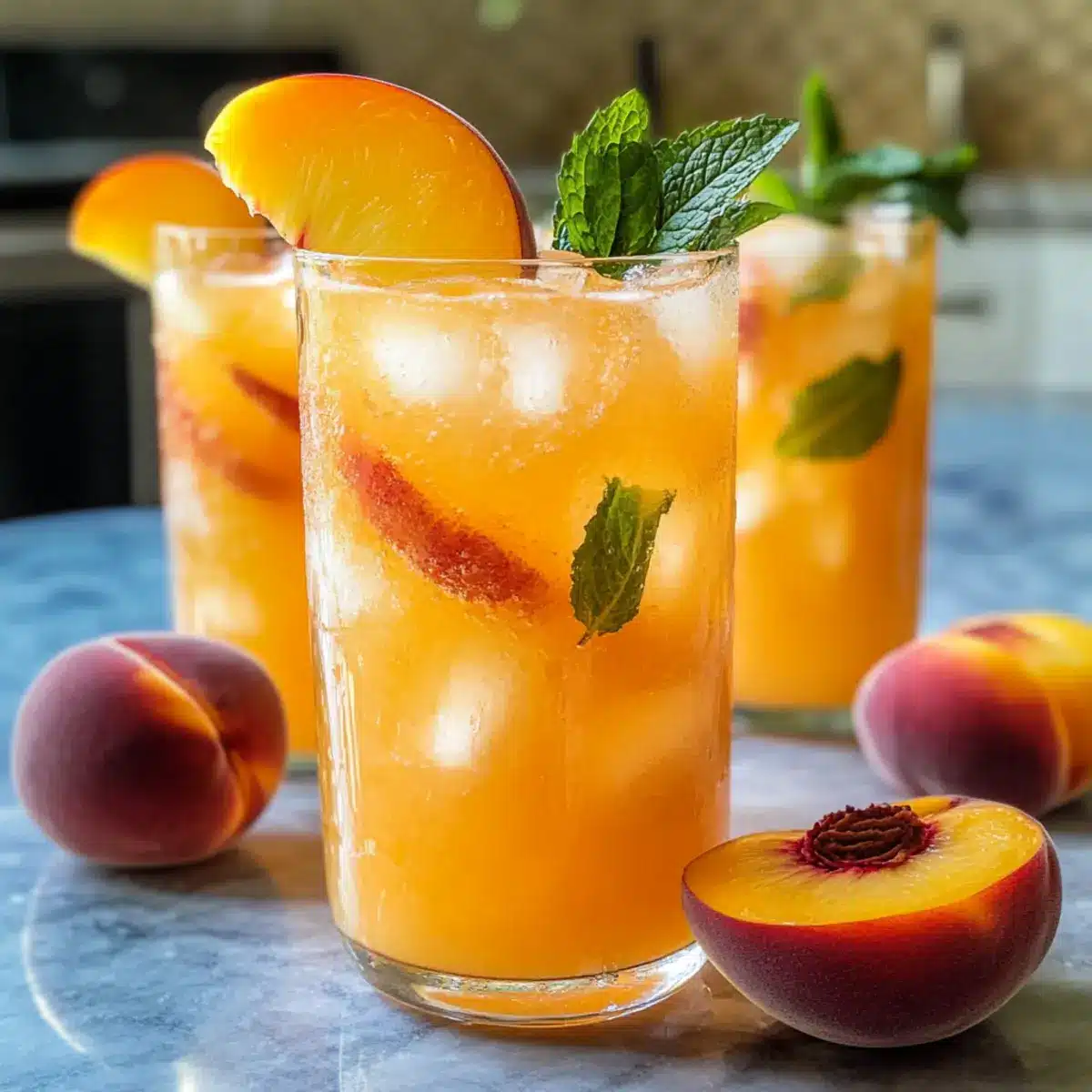 Pfirsichlimonade