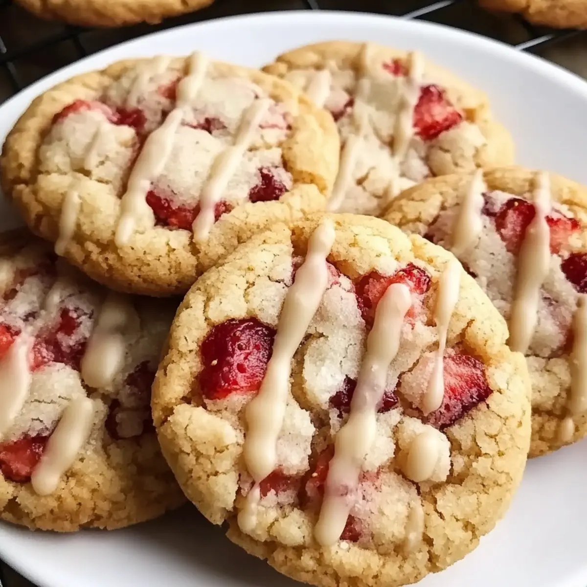 Erdbeer-Kuchen-Butterkekse