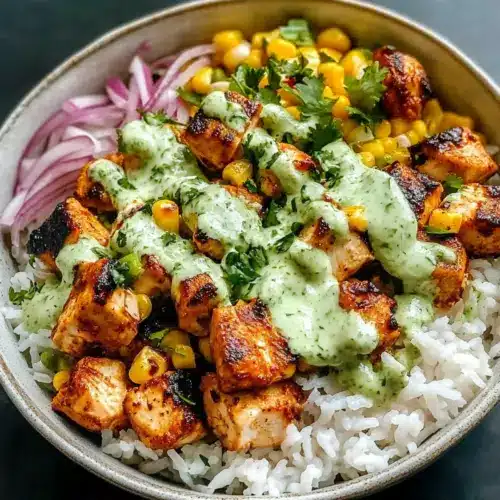 Street Corn Hühnchen Schüssel