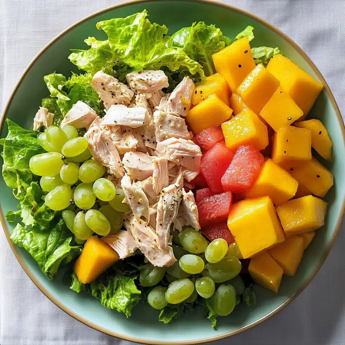 Sommer Splash Hähnchensalat