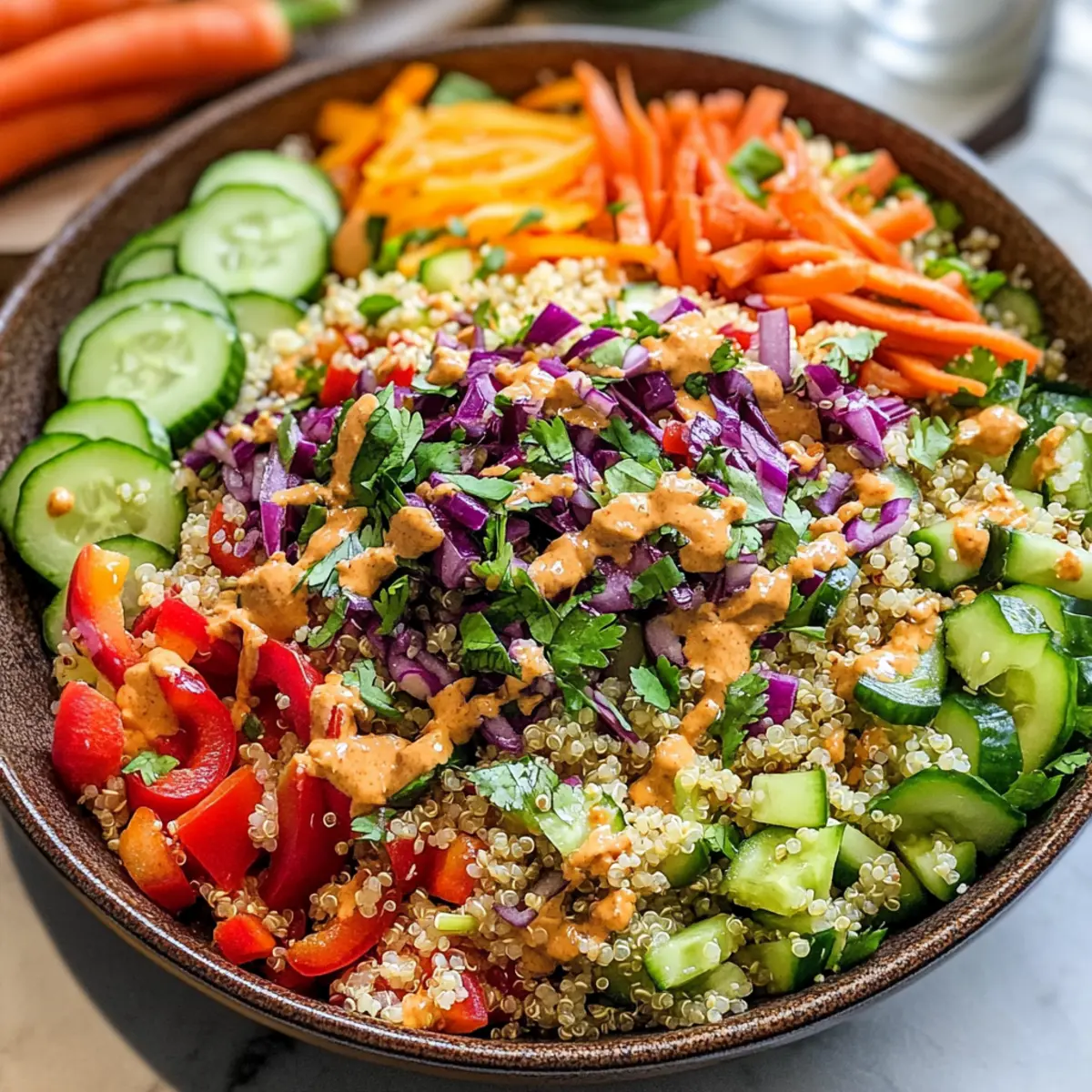 Thai Quinoa Salat