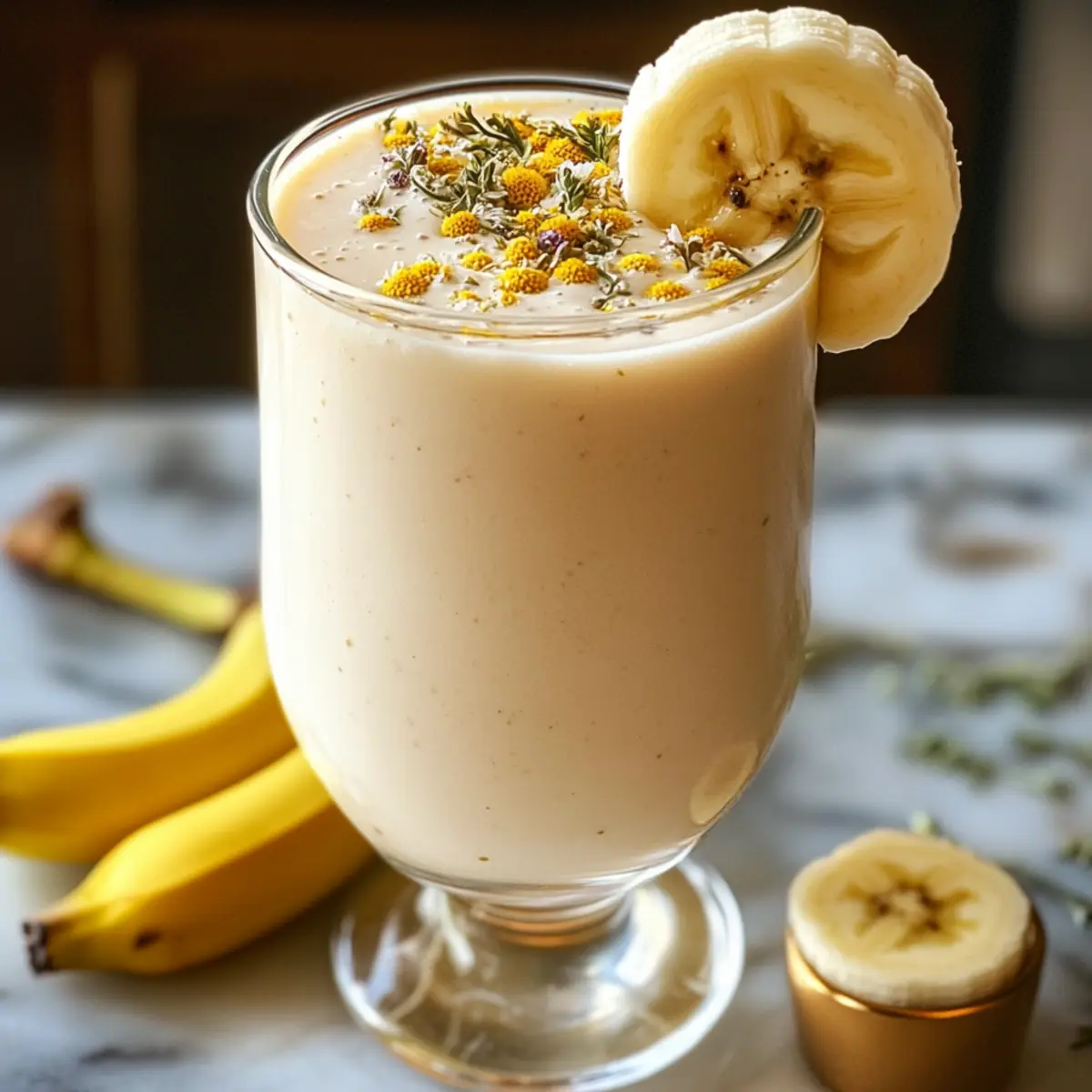 Bananenkamille-Tee-Smoothie