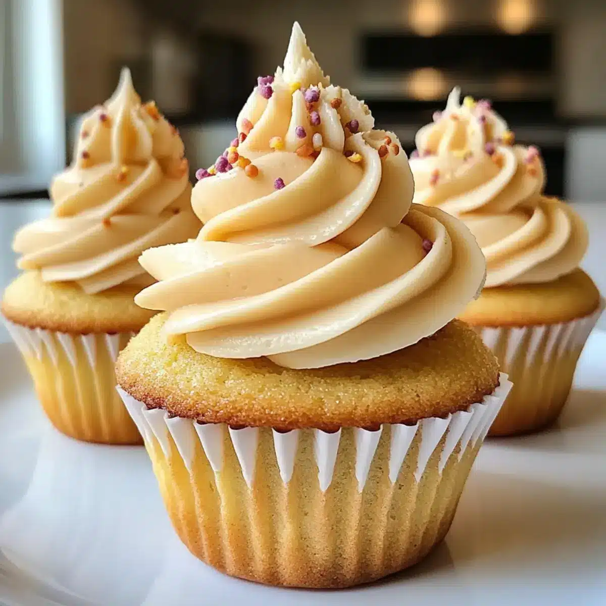 Bananen-Milchshake-Cupcakes