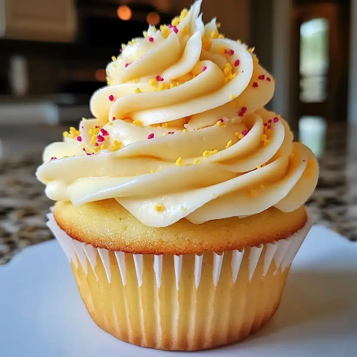 Bananenmilchshake-Cupcakes
