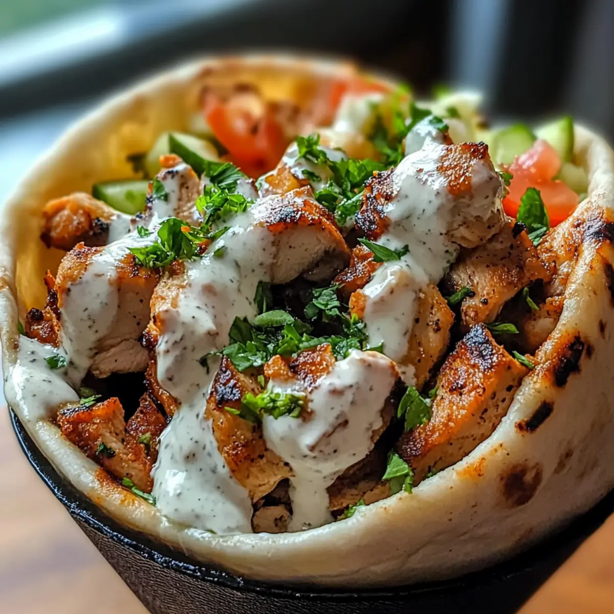 Hühnchen Shawarma