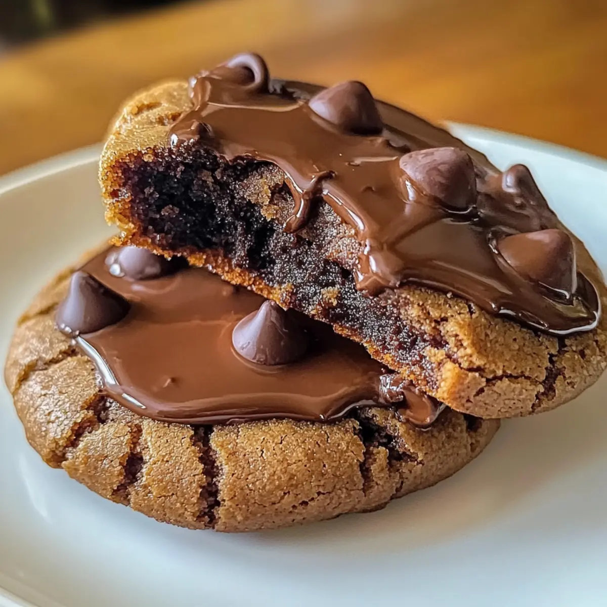 Schokoladen-Fudge-Kekse