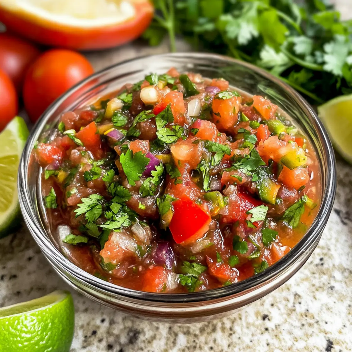 Frische Gartensalsa