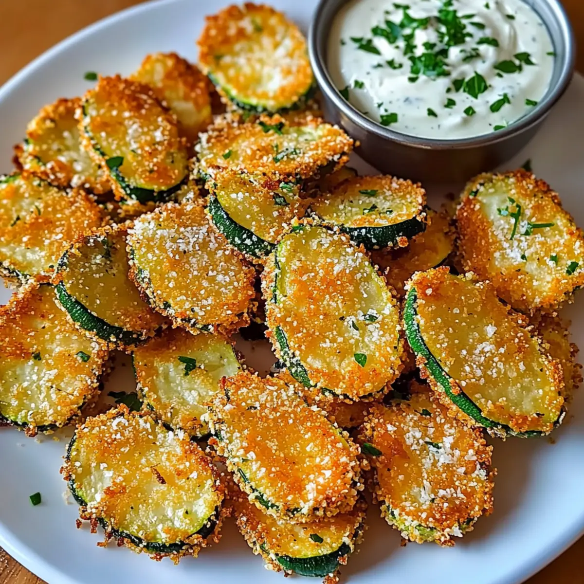 Knusprige Zucchini-Bissen