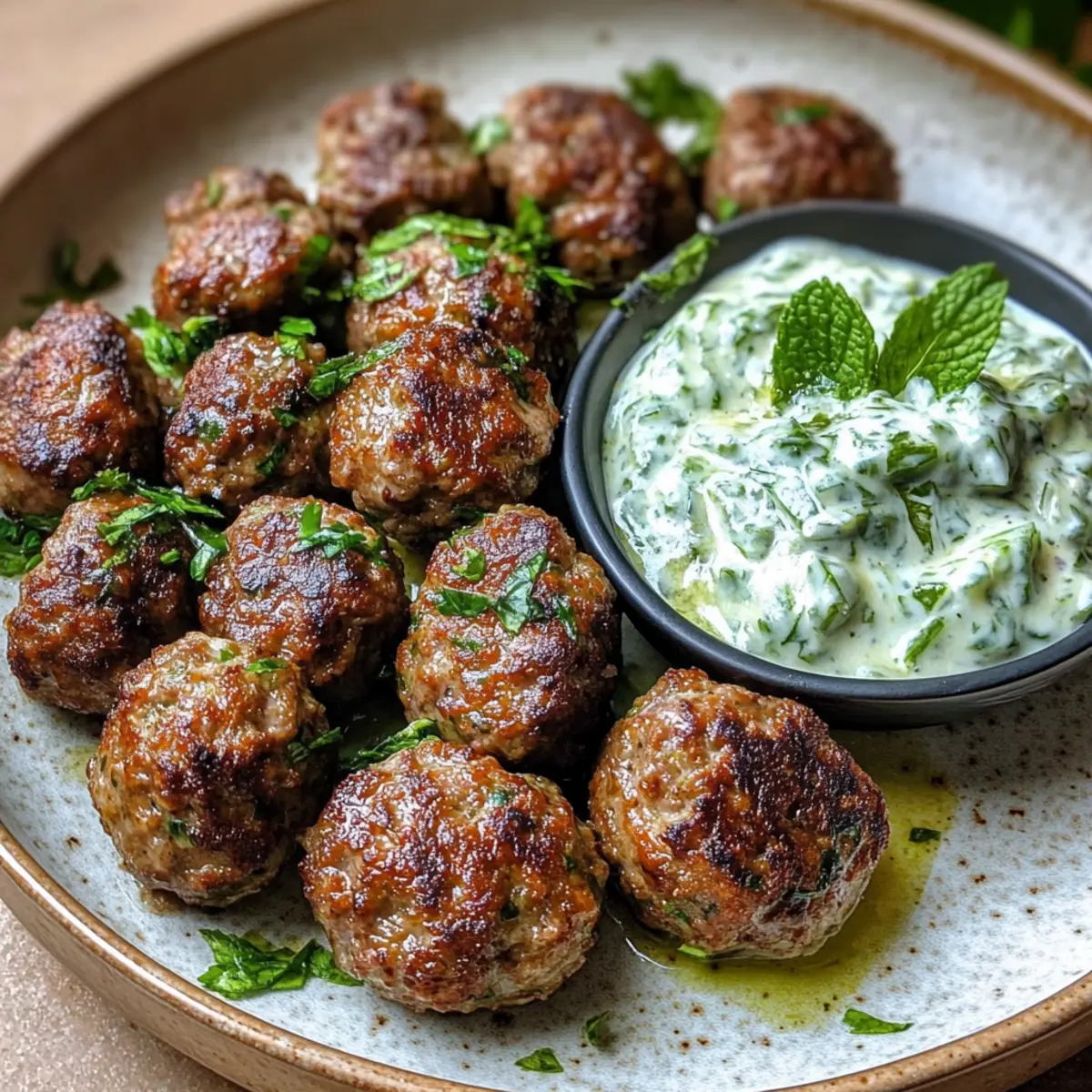 Libanesische Kofta-Fleischbällchen