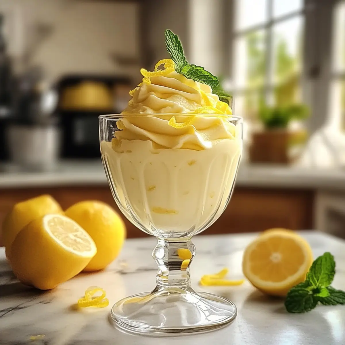 Zitronenmousse