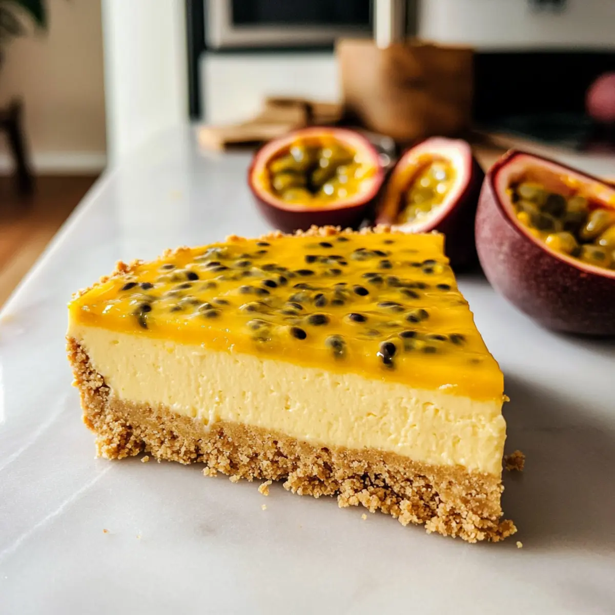 Passionsfrucht-Käsekuchen