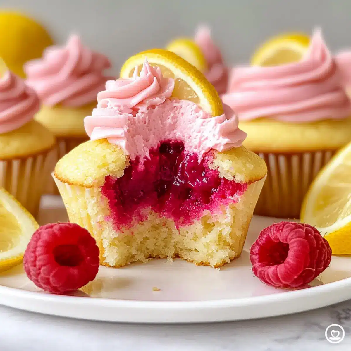 Himbeer-Zitronen-Cupcakes