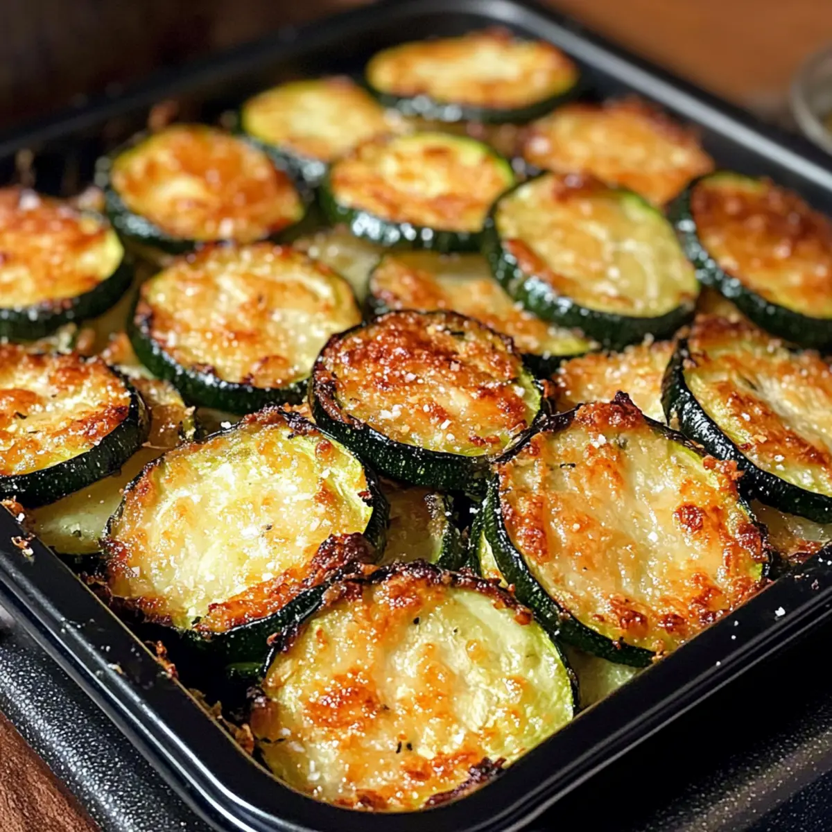 geröstete Zucchini