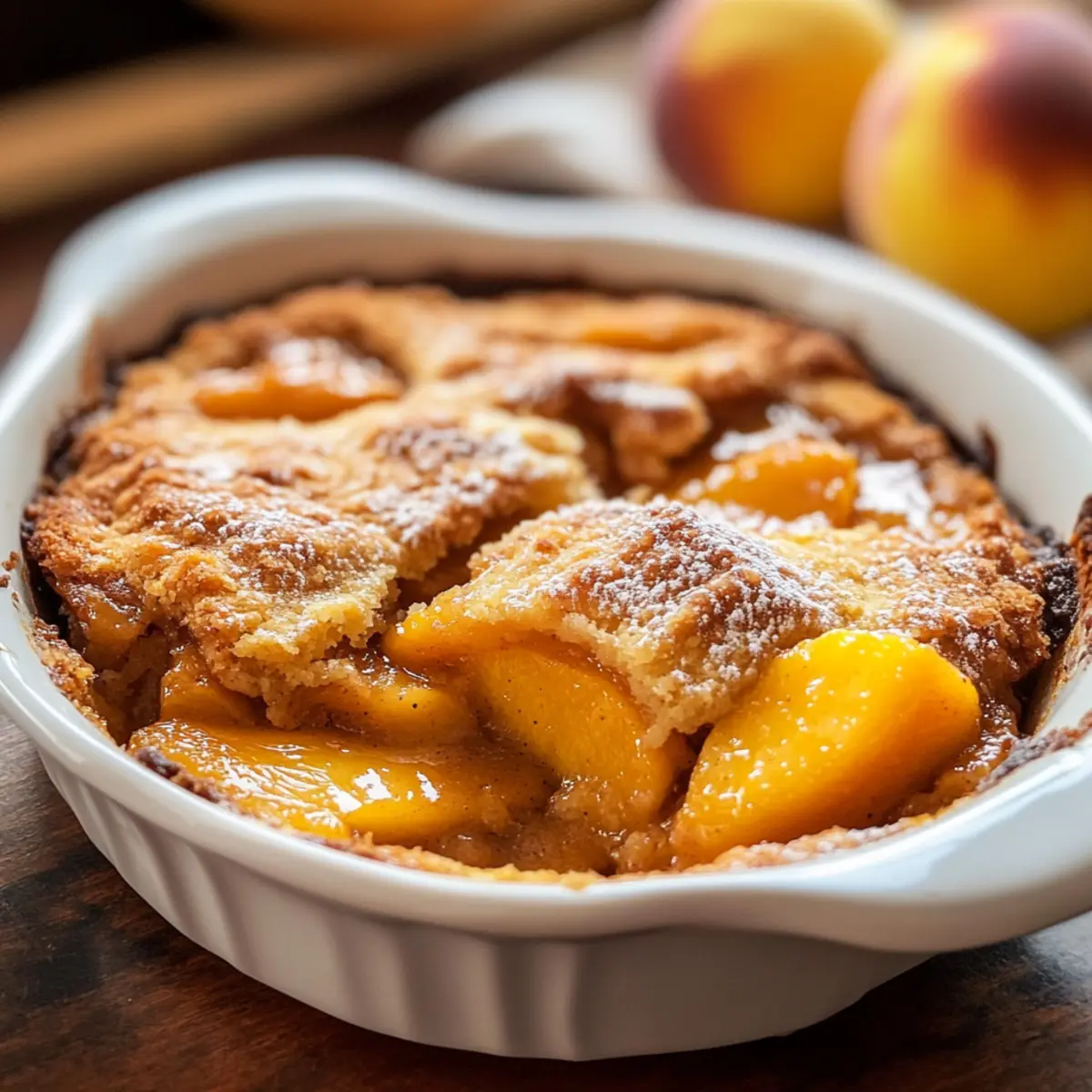 südlicher Pfirsich-Cobbler