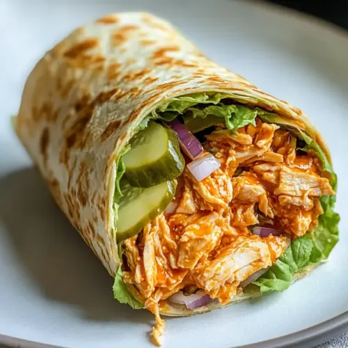 Würzige Buffalo-Hühnchen-Wraps