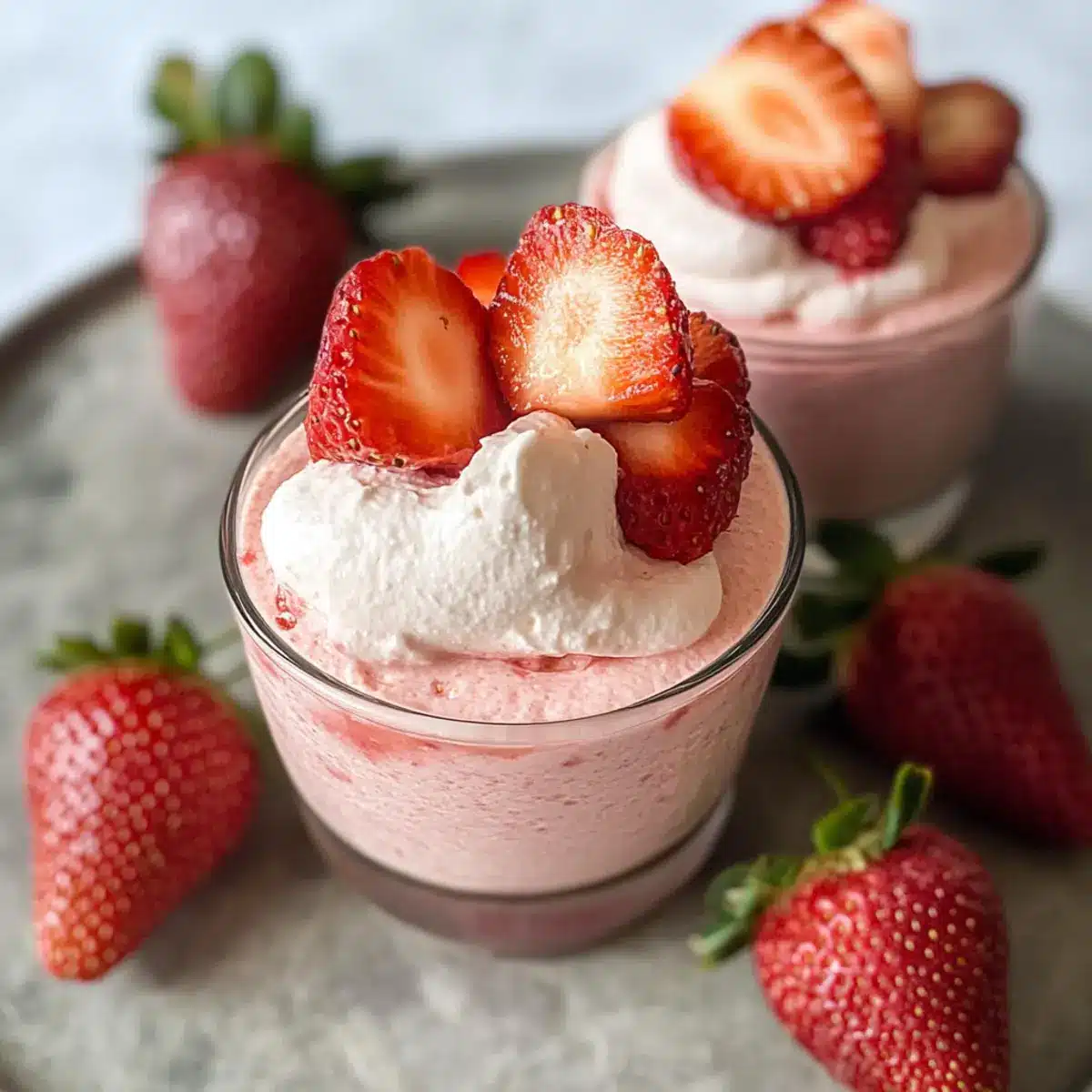 Erdbeer-Mousse