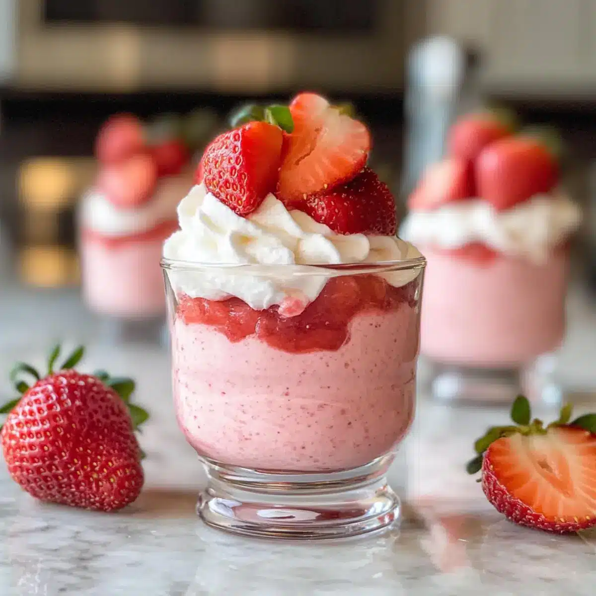 Erdbeer-Mousse