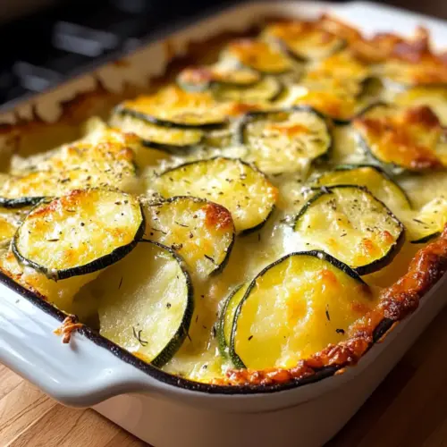 Verlockender Kartoffel-Zucchini-Auflauf