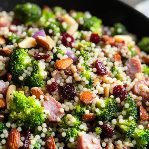 Brokkoli Perlen Crunch Salat