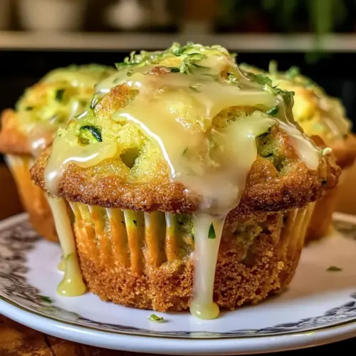 Ein-Schüssel Zitronen-Zucchini Muffins