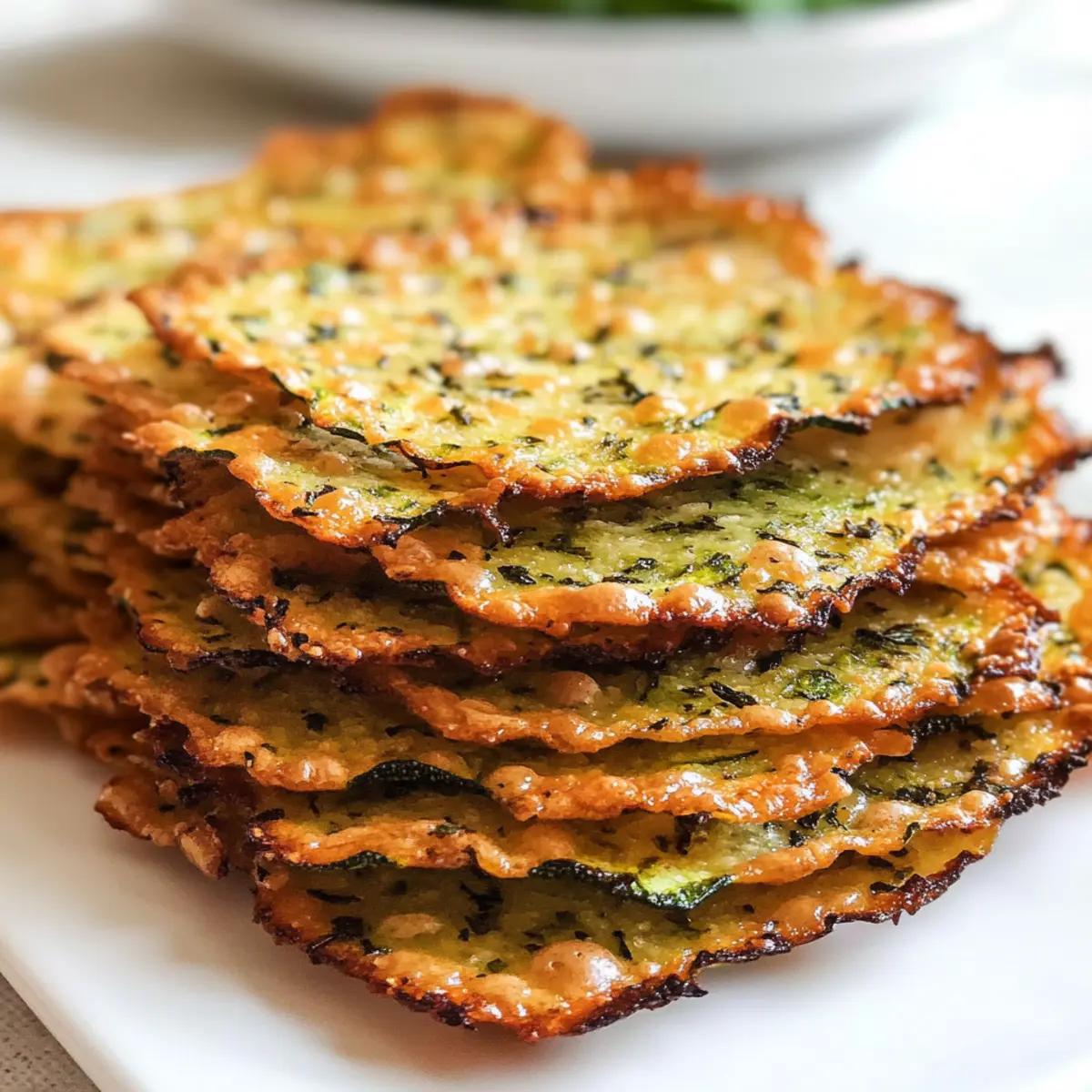 Zucchini Cracker mit Kräutern